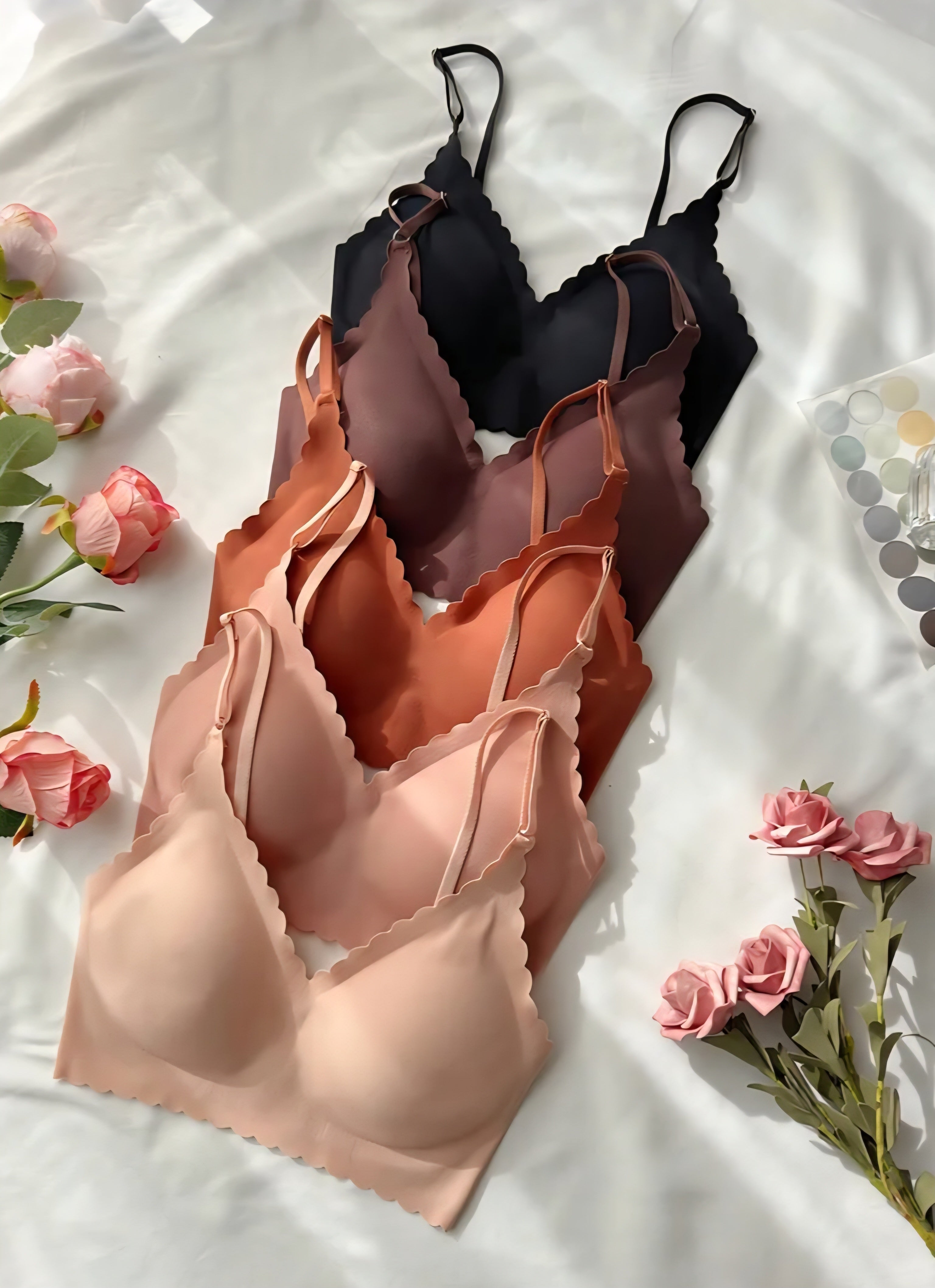 Seamless No Wire Bralettes 5 Pack