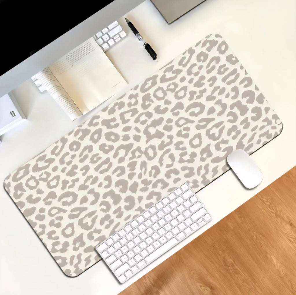 Leopard Large Desk Mousepad