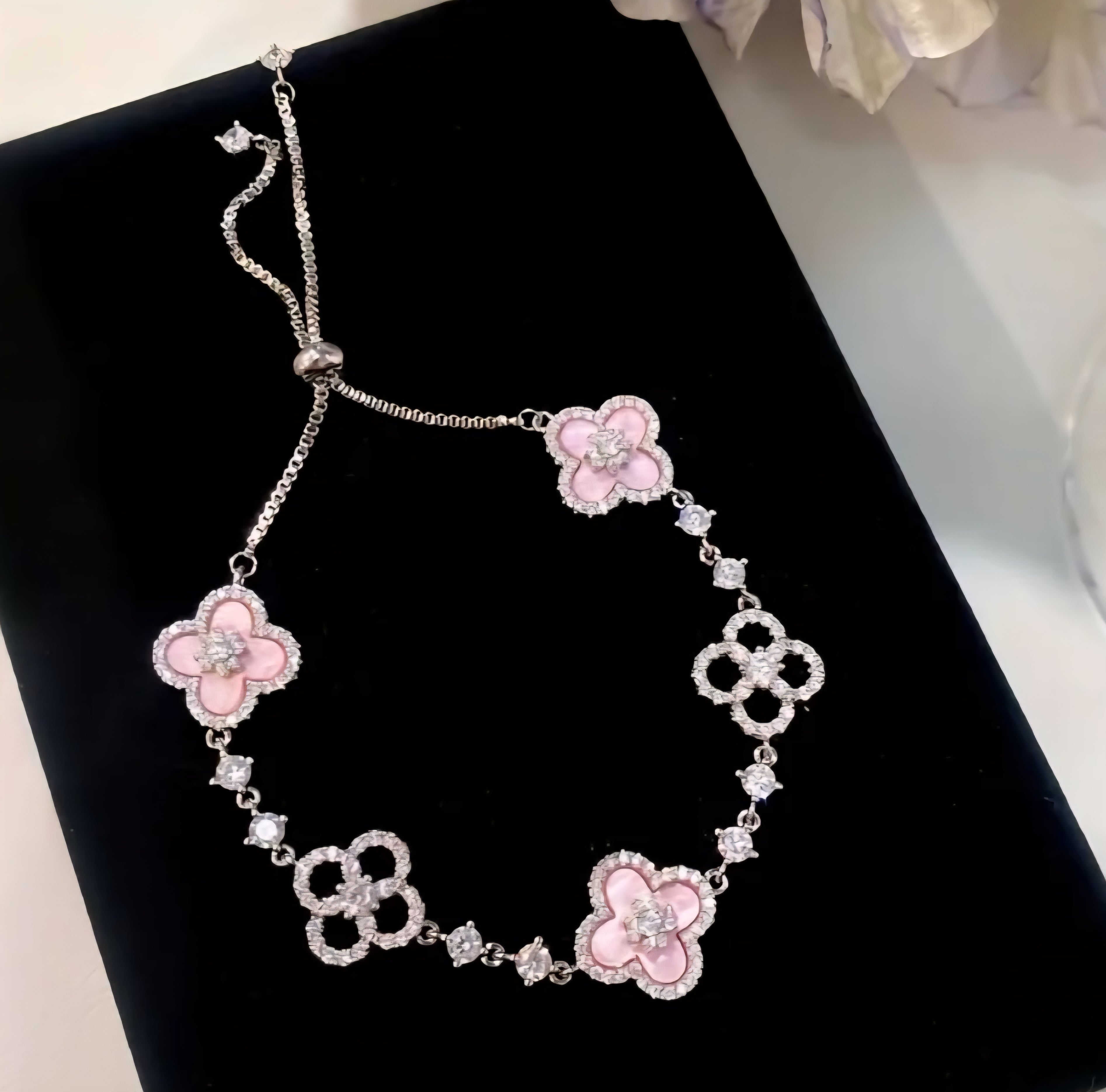 Elegant Adjustable Rose Gold Bracelet
