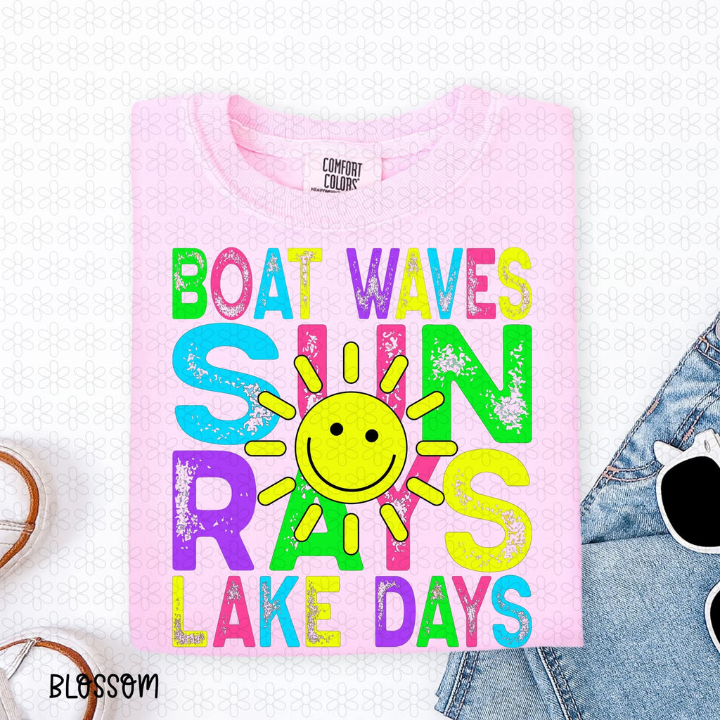 Sun Rays Lake Days Shirt
